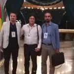 عکسی از داوود محمدکیا در کنار استاد منوچهر ابراهیمی